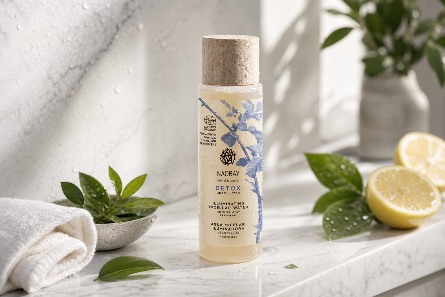 Agua Micelar en ambiente spa
