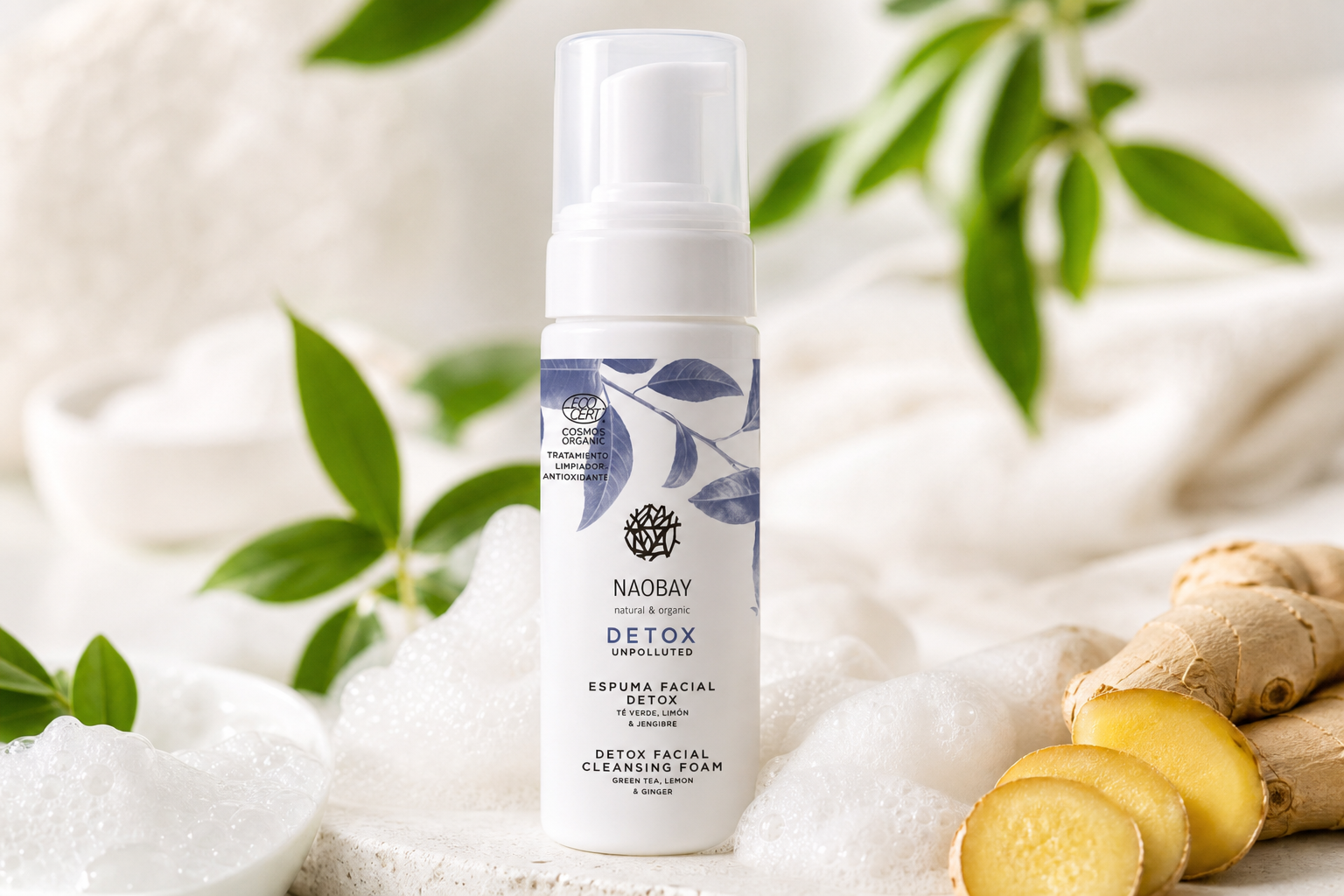 Espuma Facial con burbujas